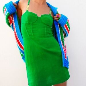 NWT Zara linen mini dress